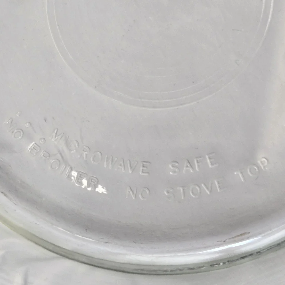 Pyrex 325 Clear Glass Mixing Bowl‎ 2.5 Quart 2.4L Round Serving Prep Bowl USA